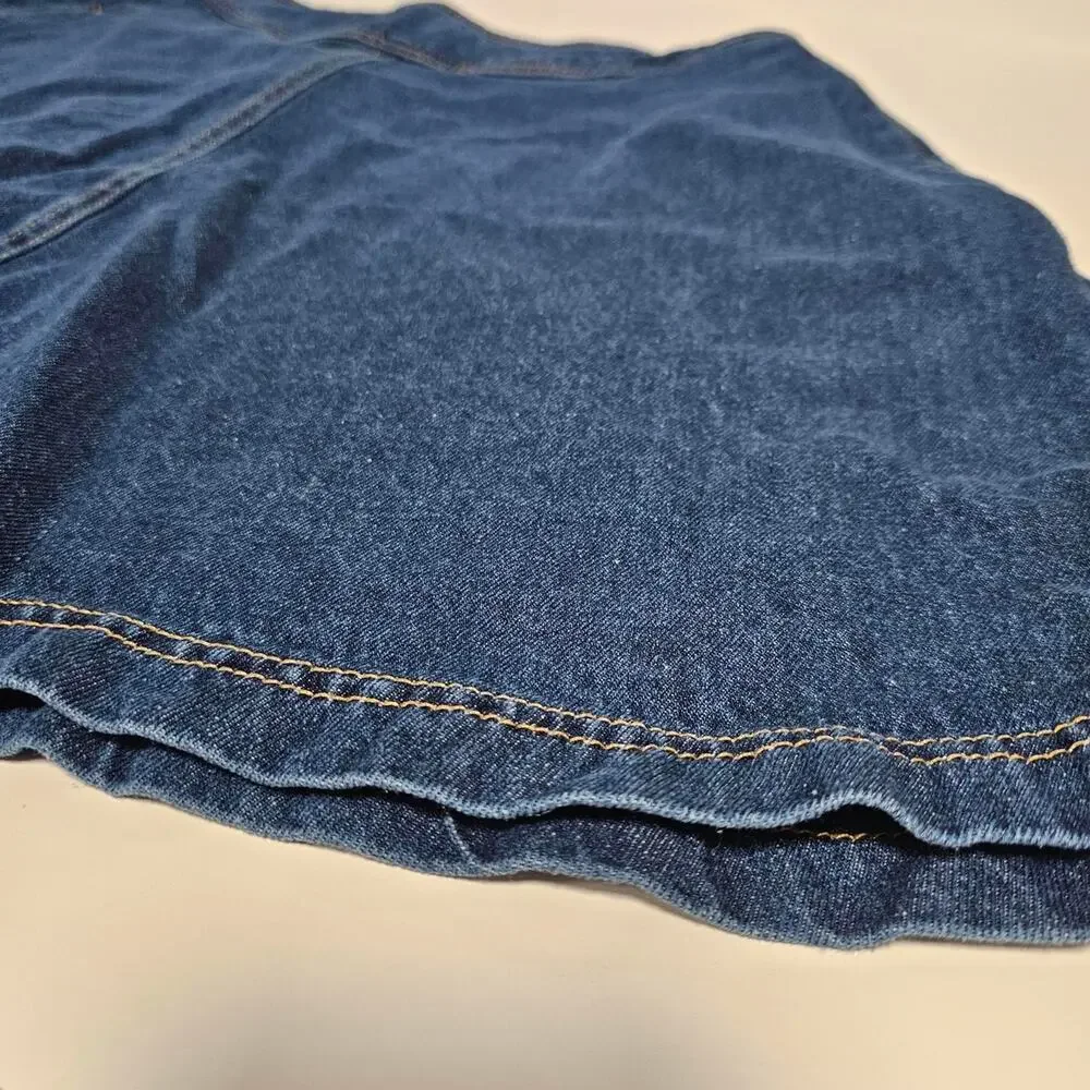 Pilcro Blue denim mini skirt with
